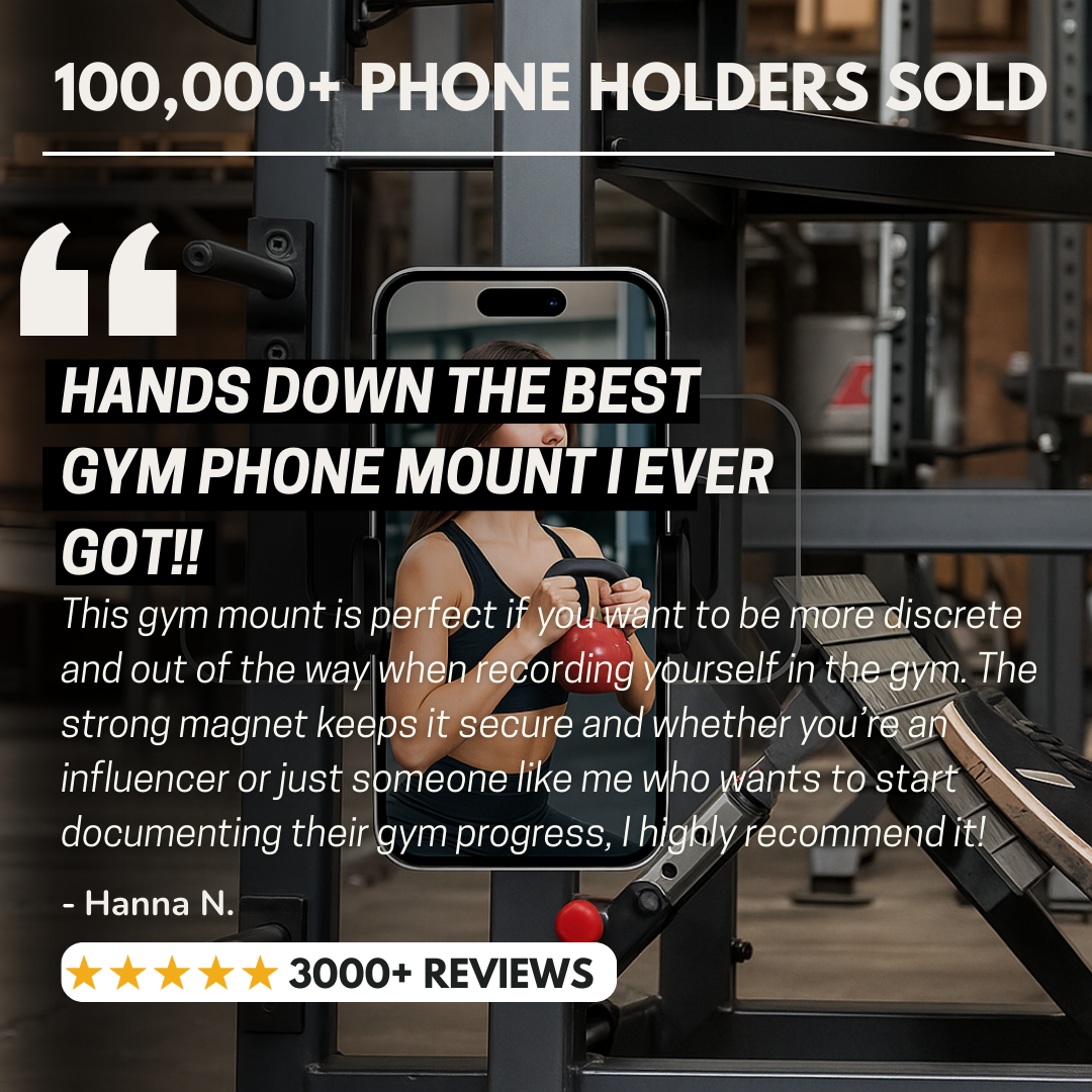 LockGrip 360™ - Magnetic Gym Phone Mount